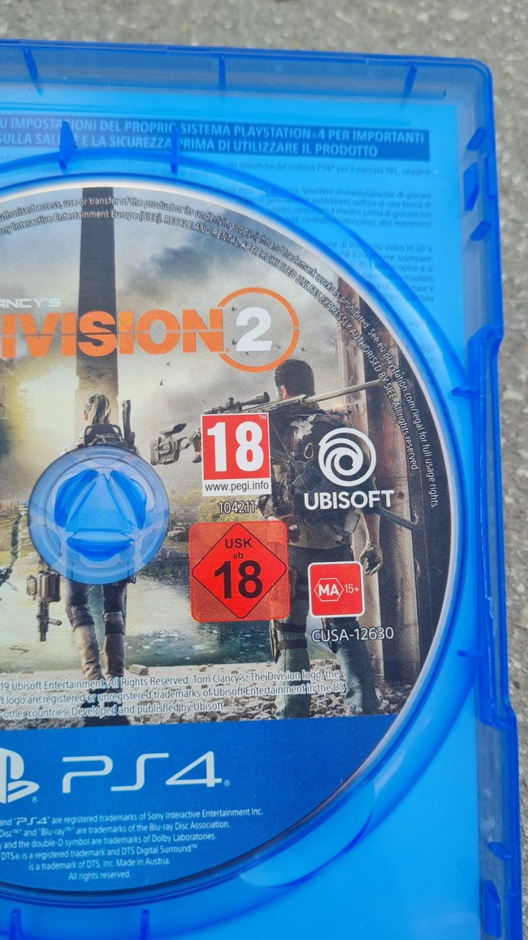 Sony Giochi: The Division 2 / Ubisoft / Games / PS4 / JG 2019 /Tom Clancy – Usato da Safenwil venduto da Husqi2000 5