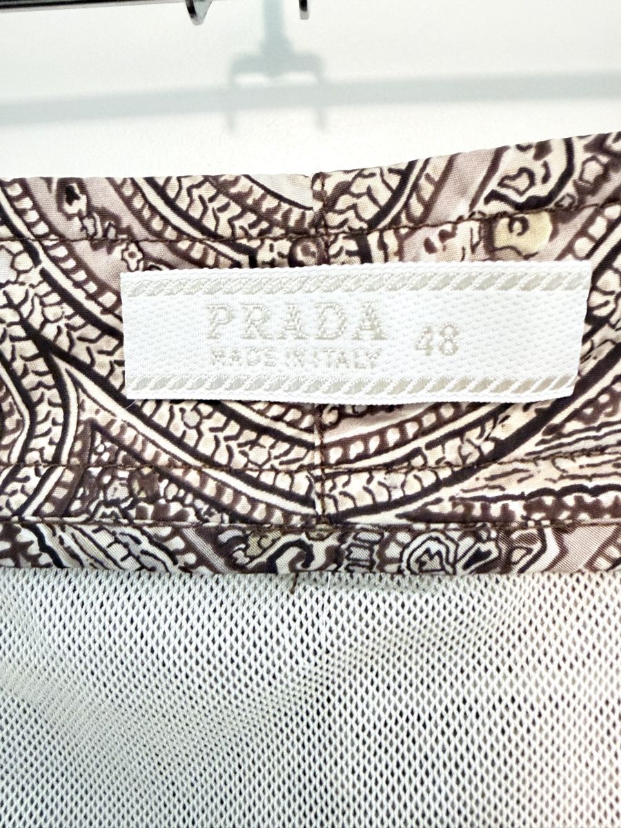 Prada Caleçons de bain: Prada Badehose mit einem kunstvollen Allover-Paisley-Muster. – D'occasion à Zürich par aussortiert 2