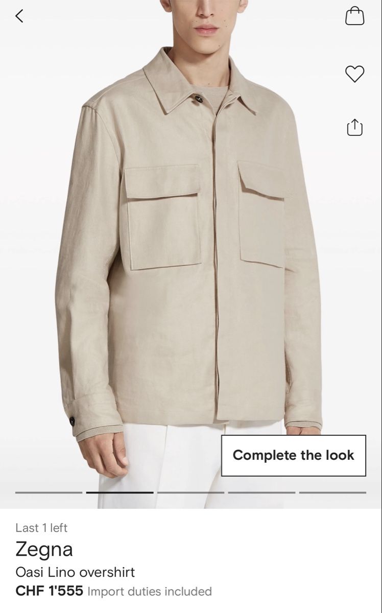 Zegna Vestes: Zegna Hemdjacke – Neuf (Voir description) à Zürich par down_town 2
