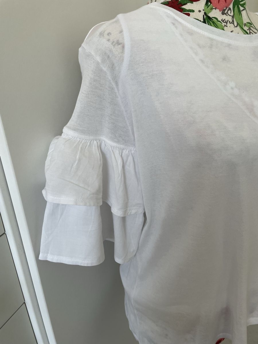 H&M T-shirt: Weisses T-Shirt S ca. 38 H&M – Usato da Zürich venduto da Pamuk04 2