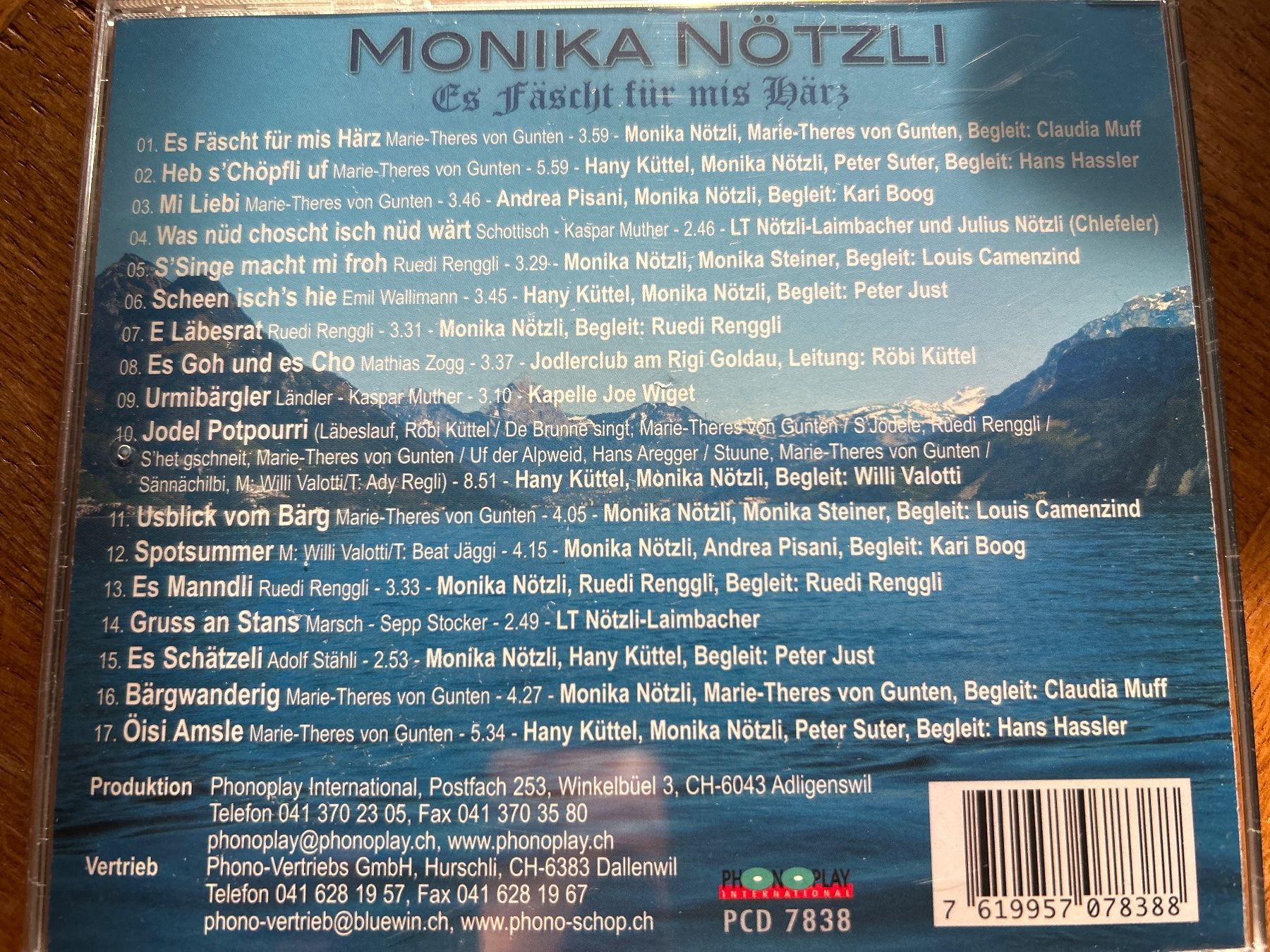 CDs: Monika Nötzli – D'occasion à Arth par Vrecam51 1