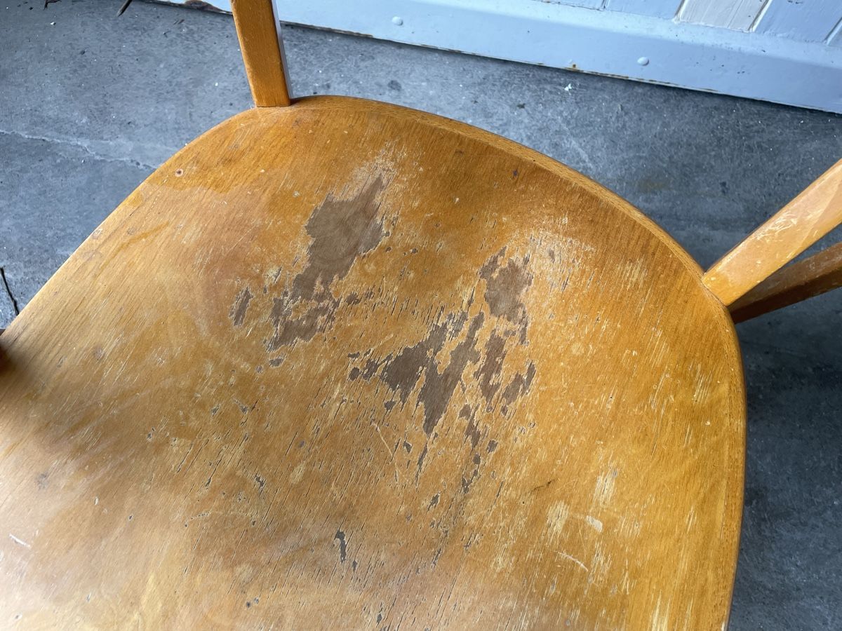 Horgen Glarus Sedie: 2 Armlehnenstühle Max Ernst Häfeli Horgen Glarus – Usato da Bern venduto da fotolog111 8