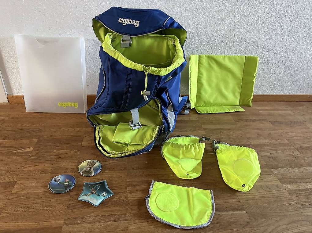 Kindertaschen: Ergobag Schulthek blau – Gebraucht aus Zürich von sch_kqj7