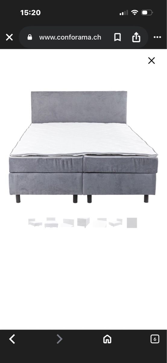 Letti: Box spring Bett 140x200 – Usato da Holderbank AG venduto da Pitbuell 2