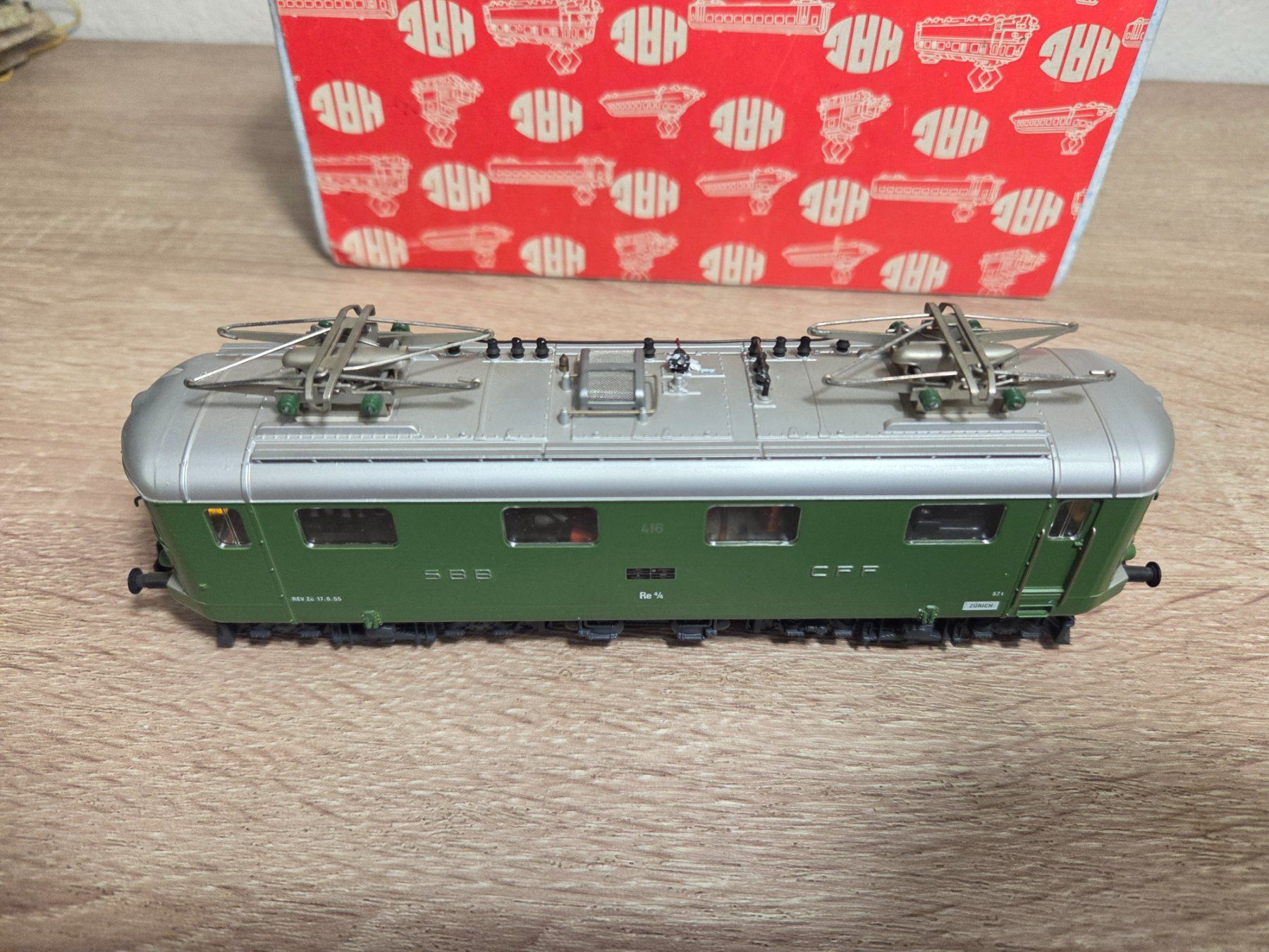 Hag Modellini di ferrovie: Hag 225 E-Lok Re 4/4 SBB Digital H0 – Usato da St-Aubin-Sauges venduto da Lo_Go 4