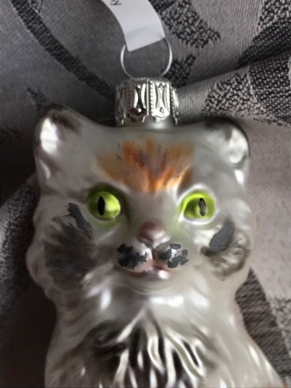 Tutte le decorazioni: Katze hellbeige Christbaumschmuck – Nuovo e nell'imballaggio originale da Alpnach Dorf venduto da marvo 1