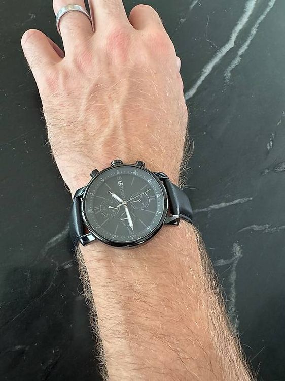 Idealo Herrenuhren Fossil Lederarmband Fossil Armbanduhren Herren