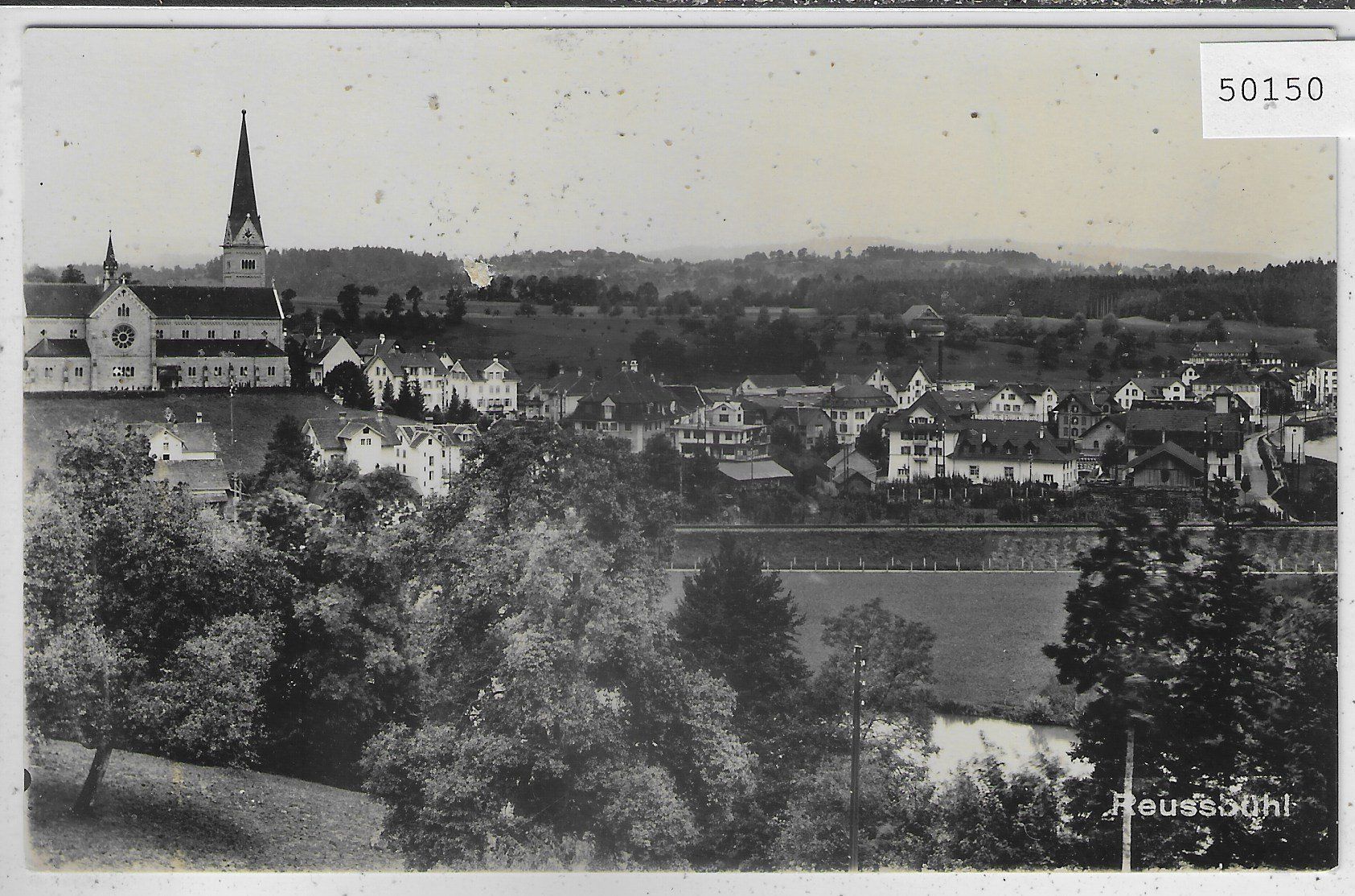 Cartoline postali: Reussbühl - Generalansicht – Usato da Ettingen venduto da Kartenplanet