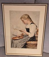 Bild lesendes Mädchen Albert Anker kein Originalbild