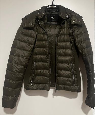 Jacke in Olivegrün