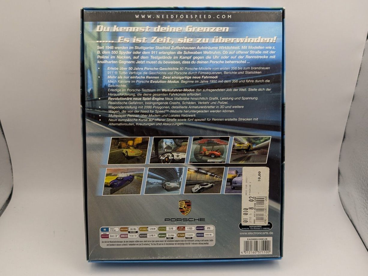 Giochi: NFS Porsche (2000) - Electronic Arts - BigBox – Usato da Bad Ragaz venduto da MR_BR 1