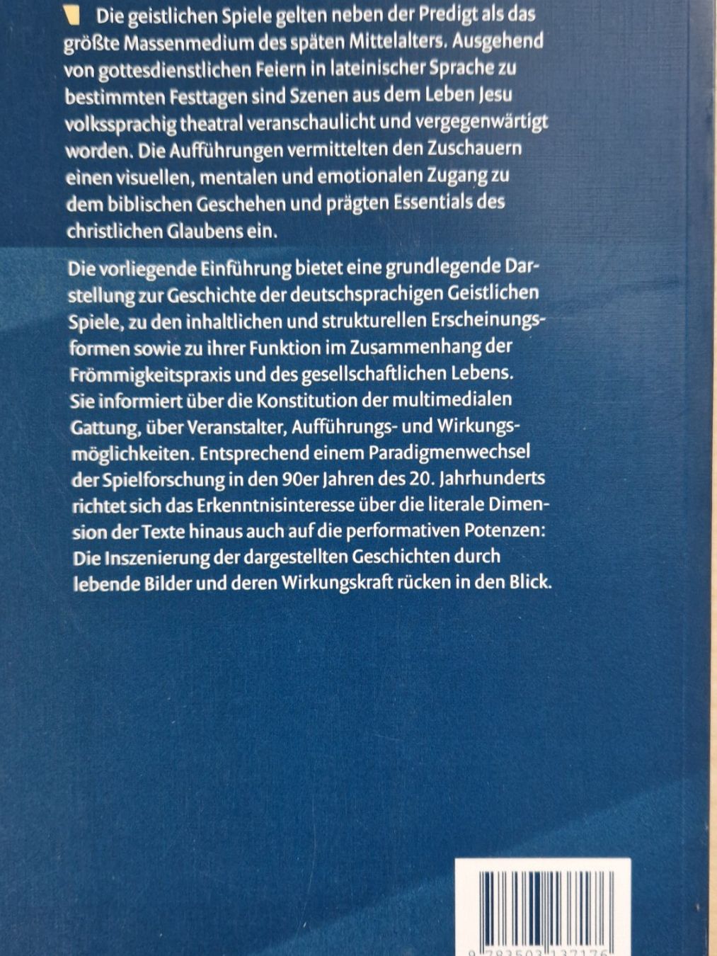 Bücher: Ursula Schulze / Geistliche Spiele im Mittelalter.... – Gebraucht aus Malters von page02 1