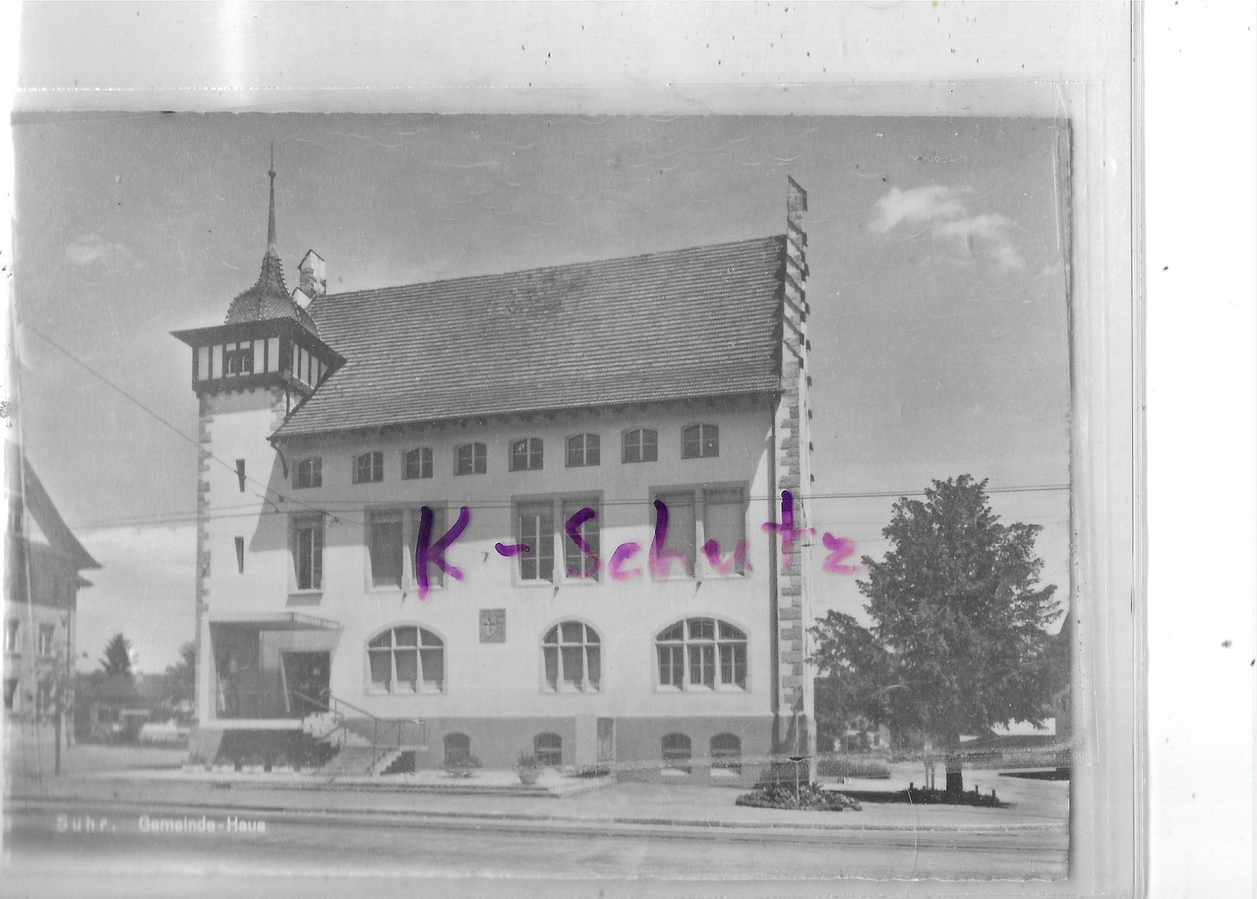 Cartoline postali: AG Suhr Gemeindehaus – Usato da Schocherswil venduto da Wilare