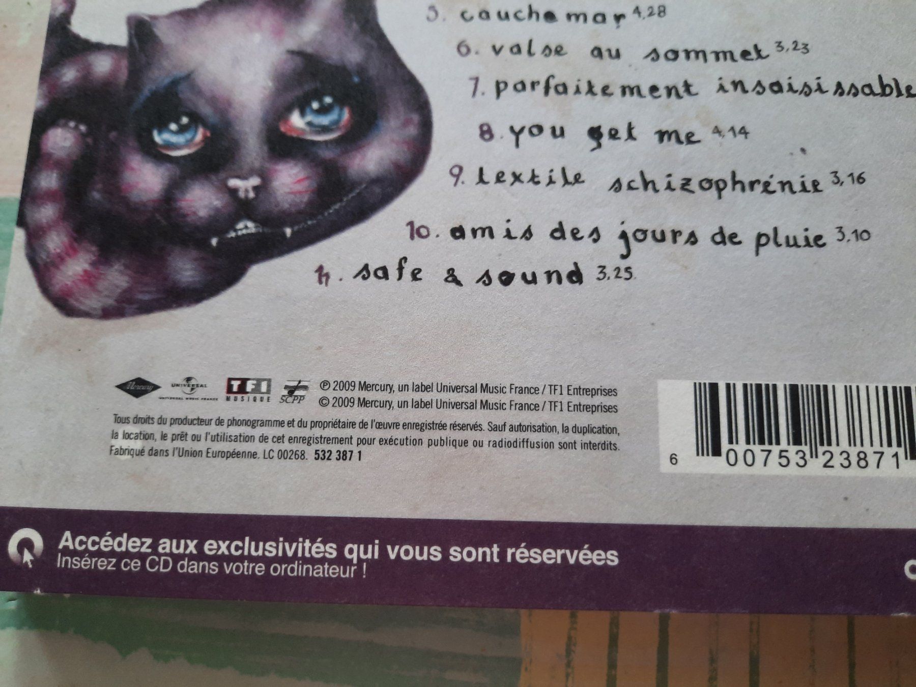 CDs: Cd Nolween Leroy - Le Cheshire cat & moi  – Gebraucht aus Pully von bro_n52j 3