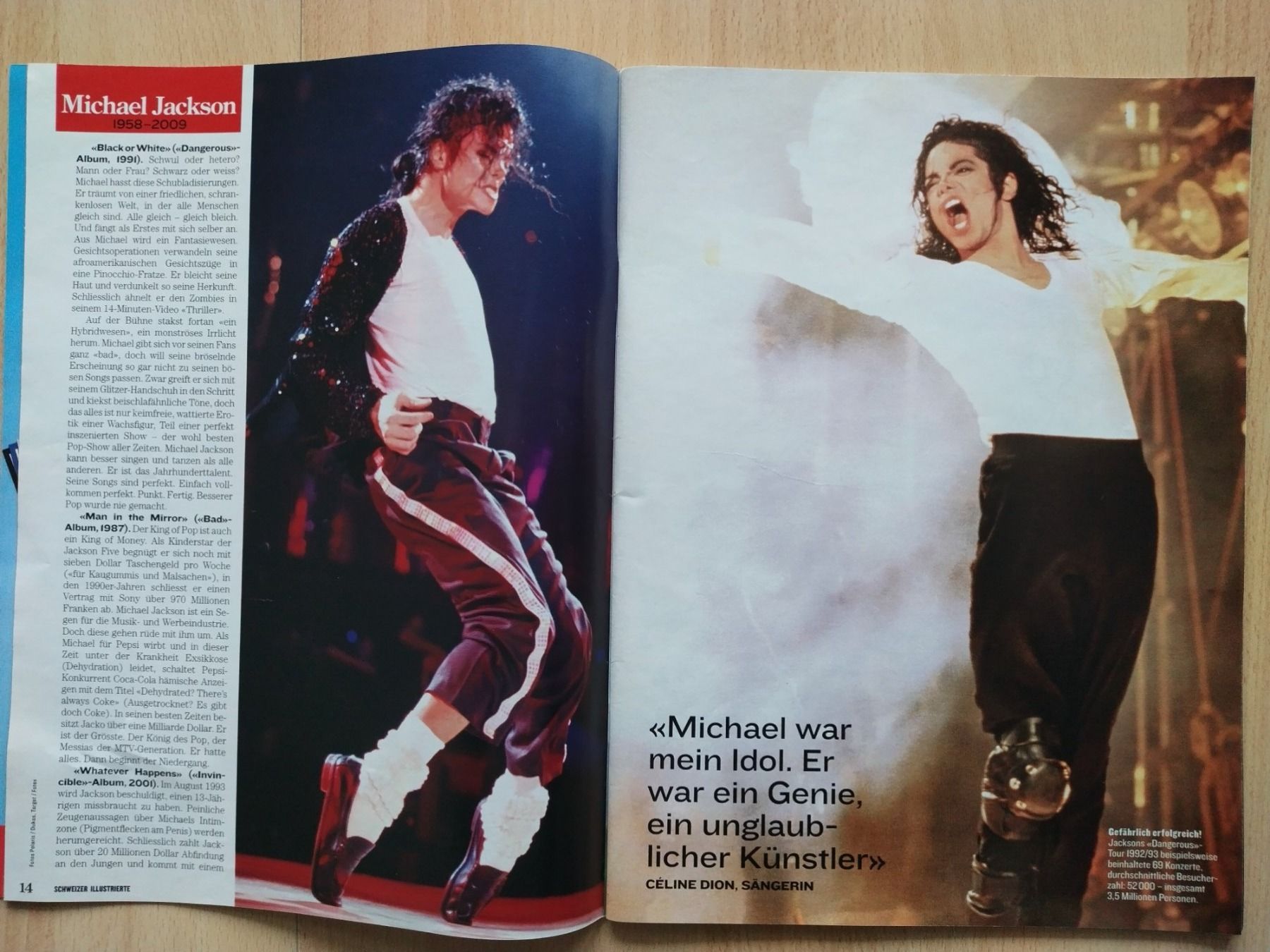 Zeitschriften & Magazine: Schweizer Illustrierte - Michael Jackson 1958 - 2009 – Gebraucht aus Jona von  3