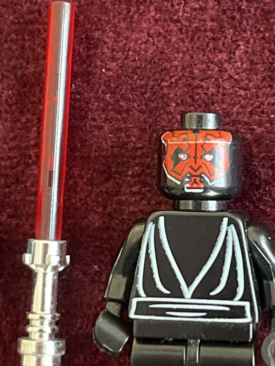 Lego Statuette: Lego Star Wars Darth Maul Figur mit Lichtschwert – Usato da neuenhof venduto da cocoros 4