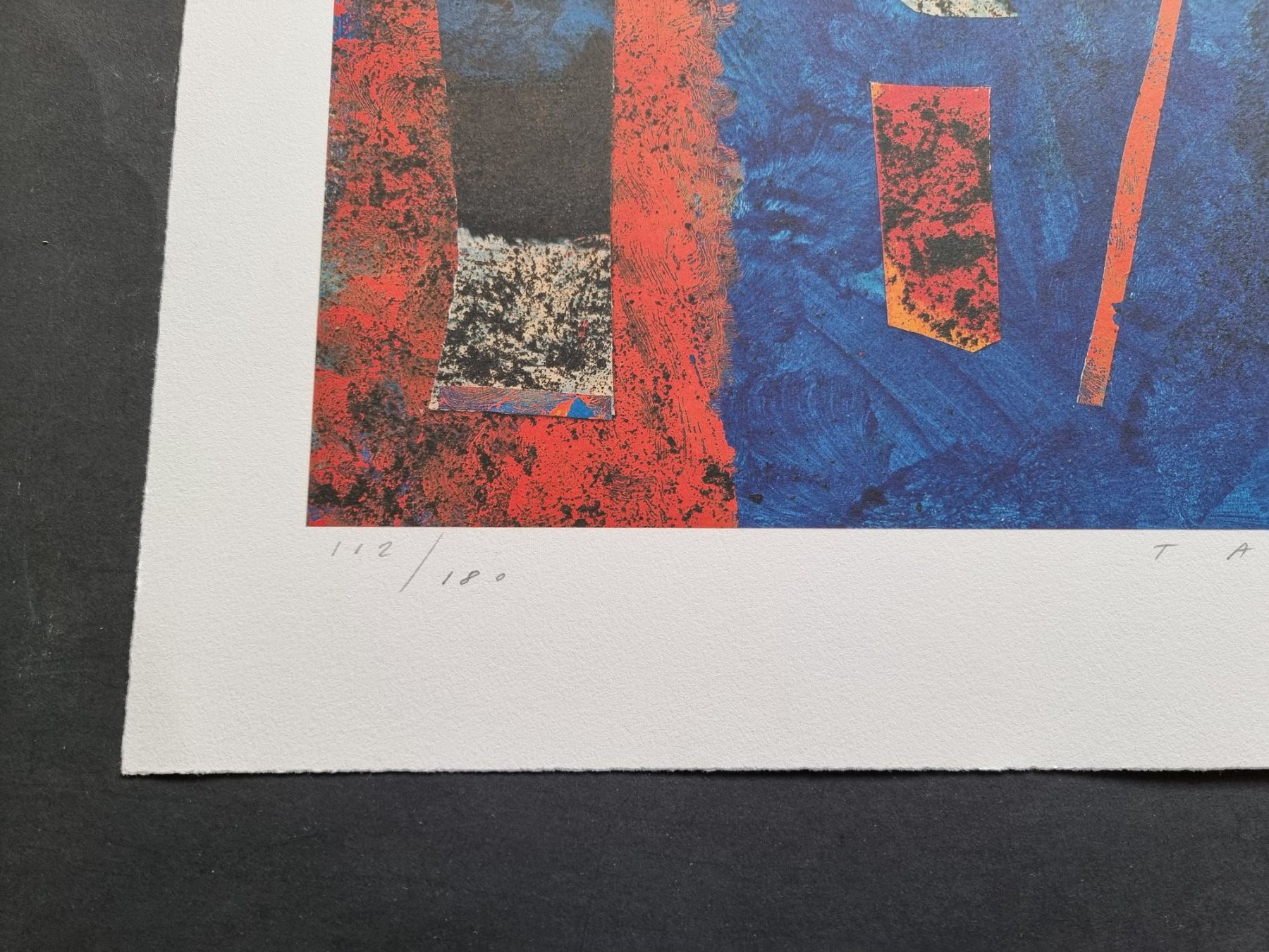 Grafiken & Lithographien: SERGIO TAPPA SERIGRAPHIE SIGNIERT NUMMERIERT – Gebraucht aus Gersau von kunst-online 3