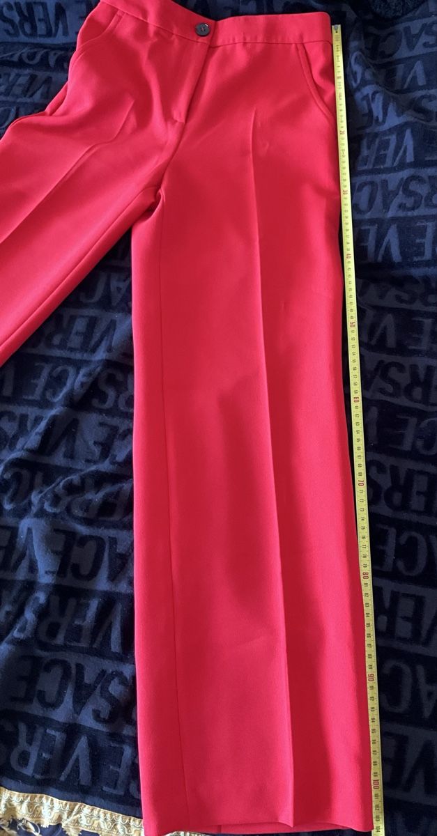 Pantaloni: MARCCAIN Wide Leg Hose, Gr. 38, Rot – Nuovo e nell'imballaggio originale da Zürich venduto da thovala 7