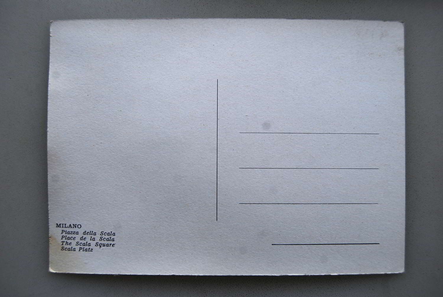 Cartoline postali: AK Milano, Piazza della Scala – Usato da Rüfenacht BE venduto da Toro06 1