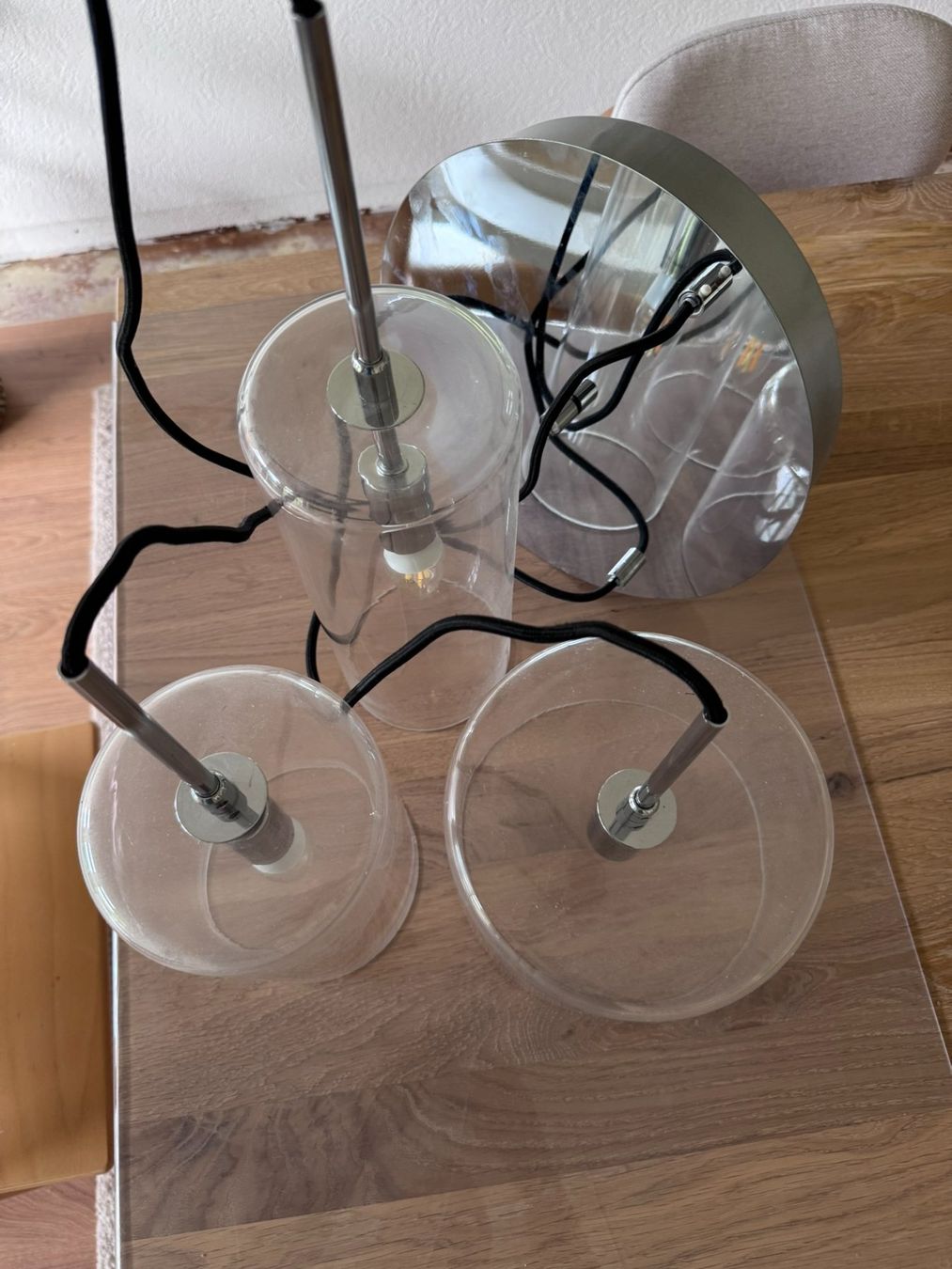 Lampadari & plafoniere: Deckenleuchte - Glas und Metall – Usato da Kilchberg ZH venduto da nalbantd 3