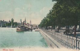 CH 244 Zürich, am Utoquai, 1904