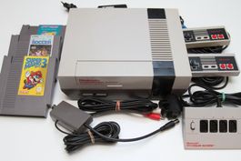 Nintendo NES mit Spielen
