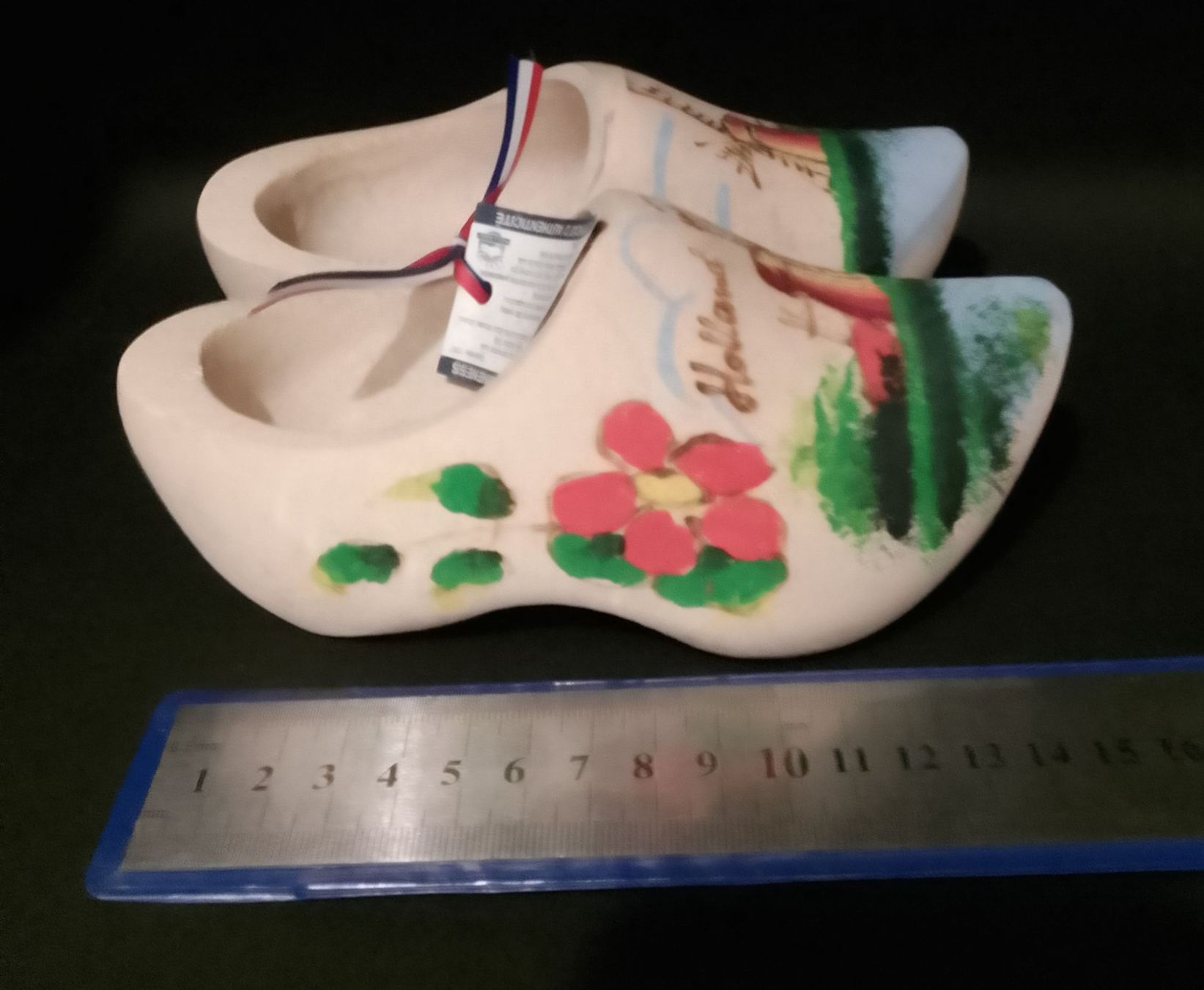 Scarpe per ragazzi: Originale Holländische Holzschuhe mit Bemalung – Nuovo (secondo la descrizione) da Pfäffikon ZH venduto da Emporos_42 7