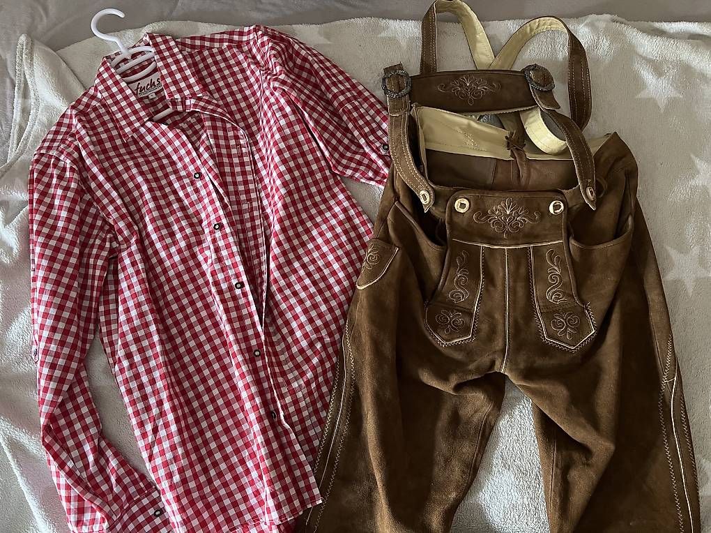 Pantaloni: Oktoberfest-Lederhose – Usato da Wittenbach venduto da R_P
