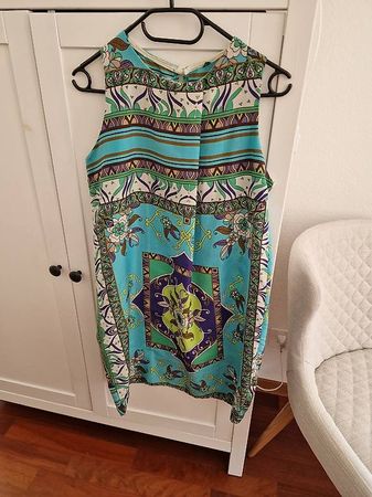 Sommerkleid Made in Italy Gr. S/M  farbenfrohes Muster