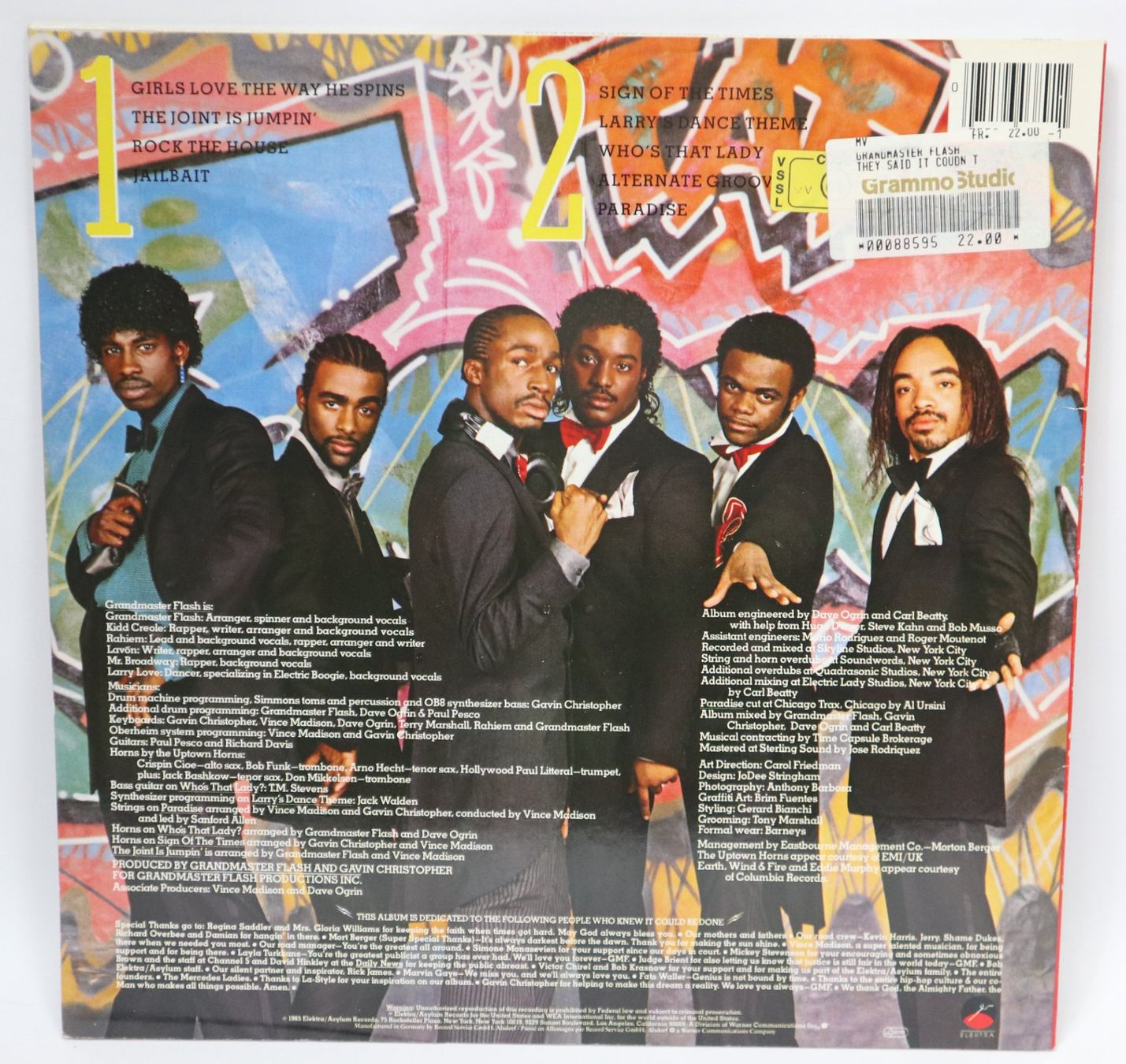 Dischi in vinile: Vinyl LP Grandmaster Flash They Said It Couldn't Be Done – Usato da Eschenbach SG venduto da Astalavista 1