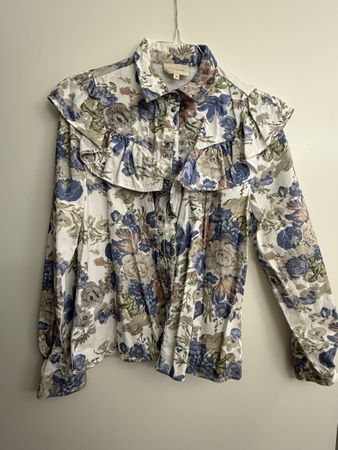 Sëzane Blumen-Bluse Grösse 38 top Zustand wie neu!