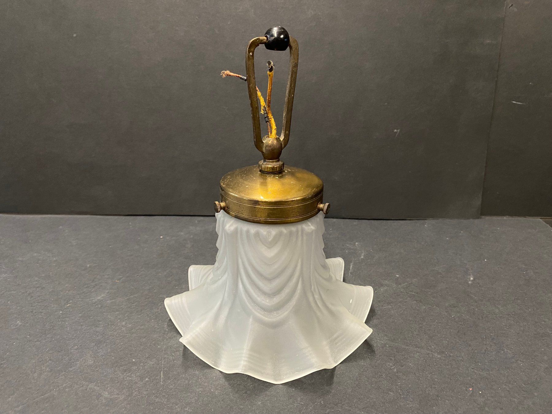 Lampade: Schöne Jugendstil Lampe, Hängelampe – Usato da Schaffhausen venduto da vintageville