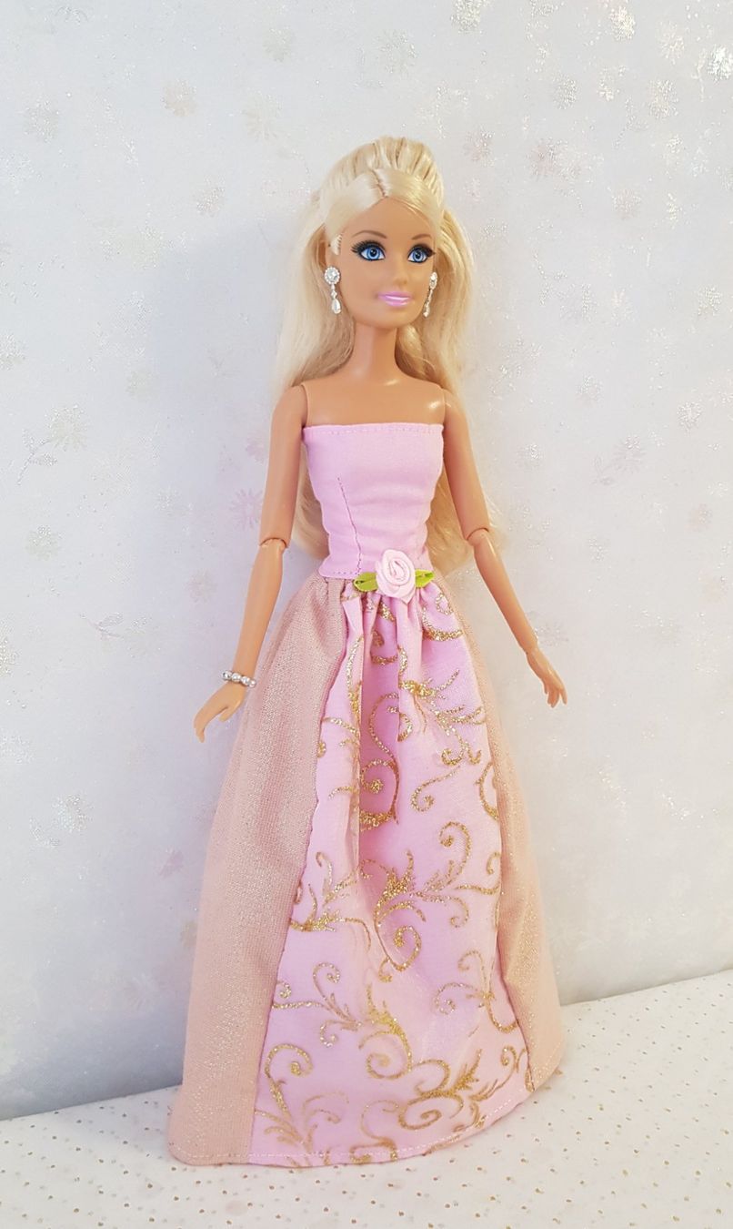 Puppen: Barbie Kleid selbstgemacht – Neu und originalverpackt aus Lachen SZ von Sakura4hime 1