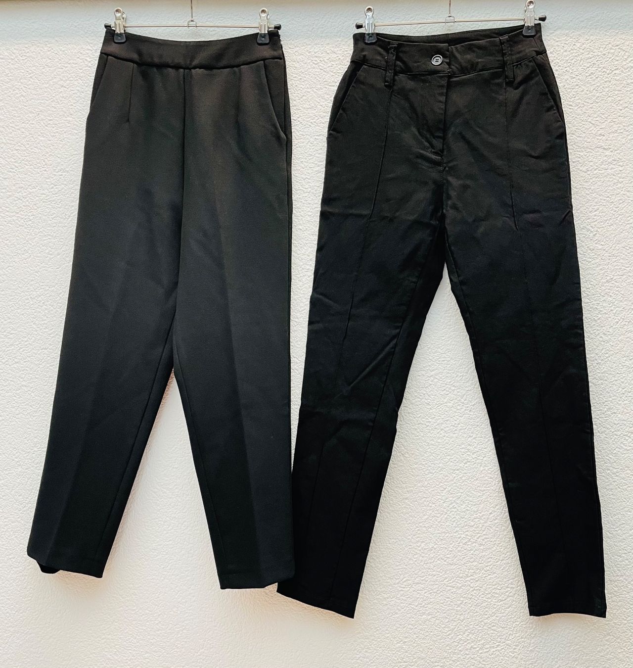 Pantaloni: 3 Hosen, Büro-Look, Schwarz/Grau – Usato da Olten venduto da ELHANDEL 2