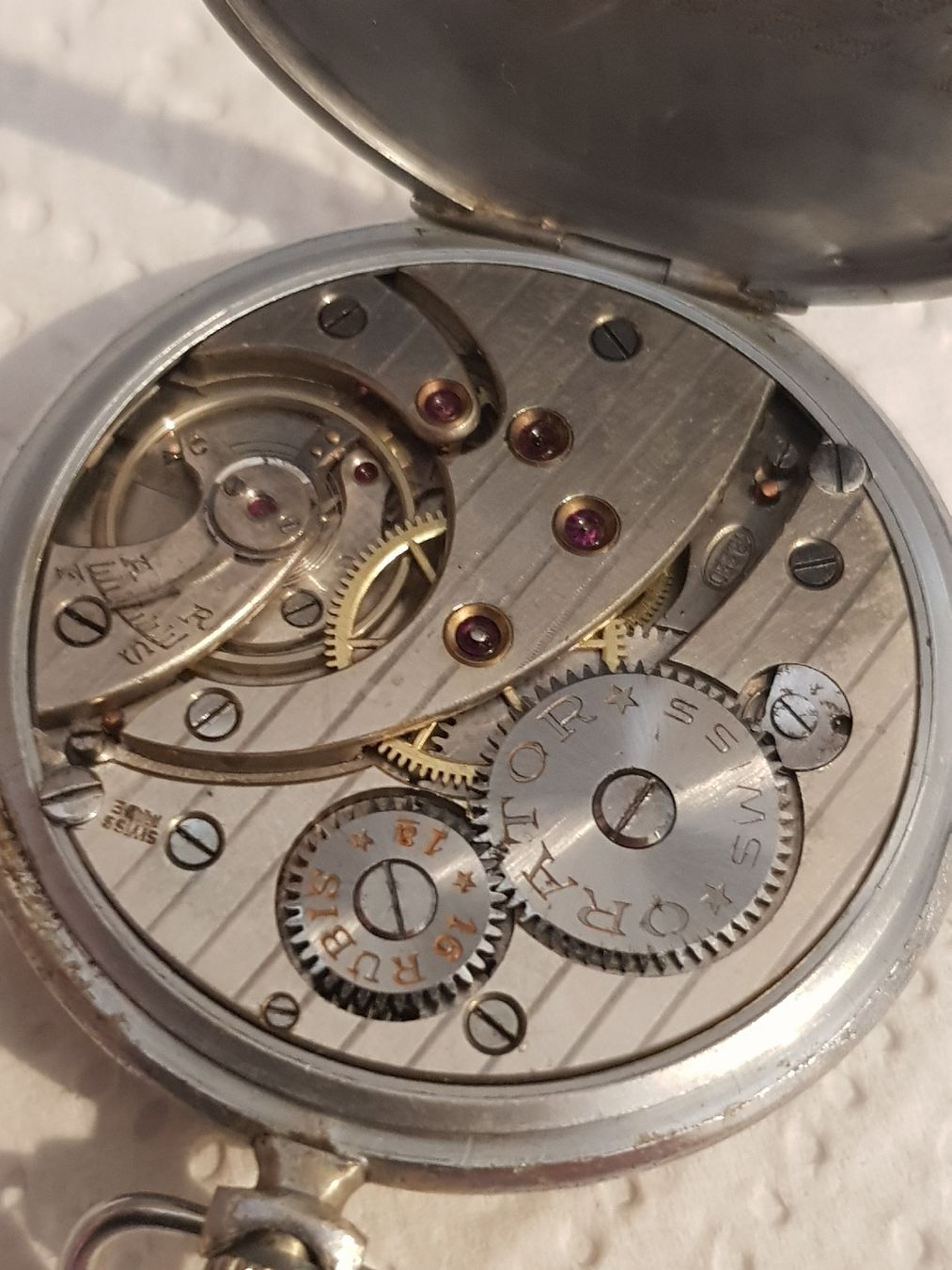Orologi: ORATOR ANCRE 1A,  des années 40 – Difettoso da Genève venduto da BKYB 3