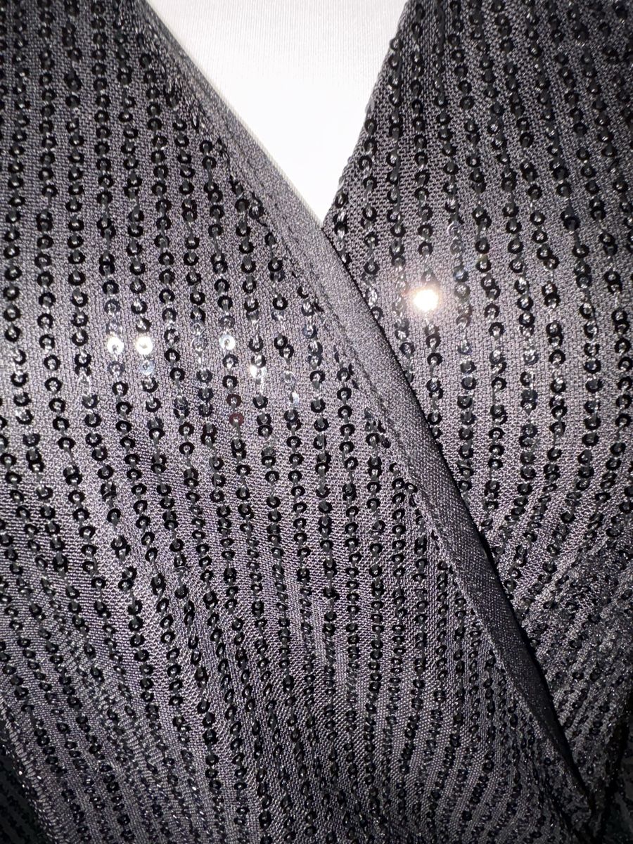Giacche: Schwarzer Pailletten Blazer Grösse 44 – Usato da Unterterzen venduto da gig_29x8 2