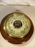 Alter Barometer rund aus Aachen von Rübben-Plum