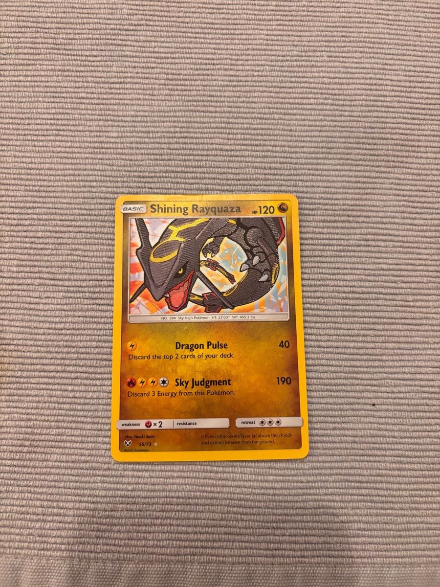 Pokémon Carte collezionabili: Pokemon Shining Rayquaza – Usato da Sierre venduto da Tracy83