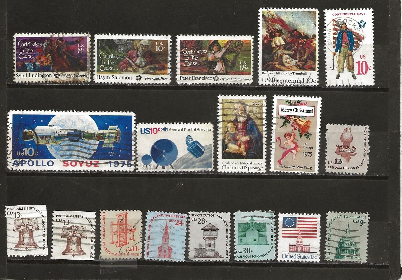 Alle Briefmarken: USA 1973 .... – Gebraucht aus Sion von PierreP01 1