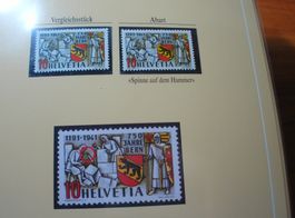 Abart 750 Jahre Bern 1941, **, "Spinne auf Hammer"