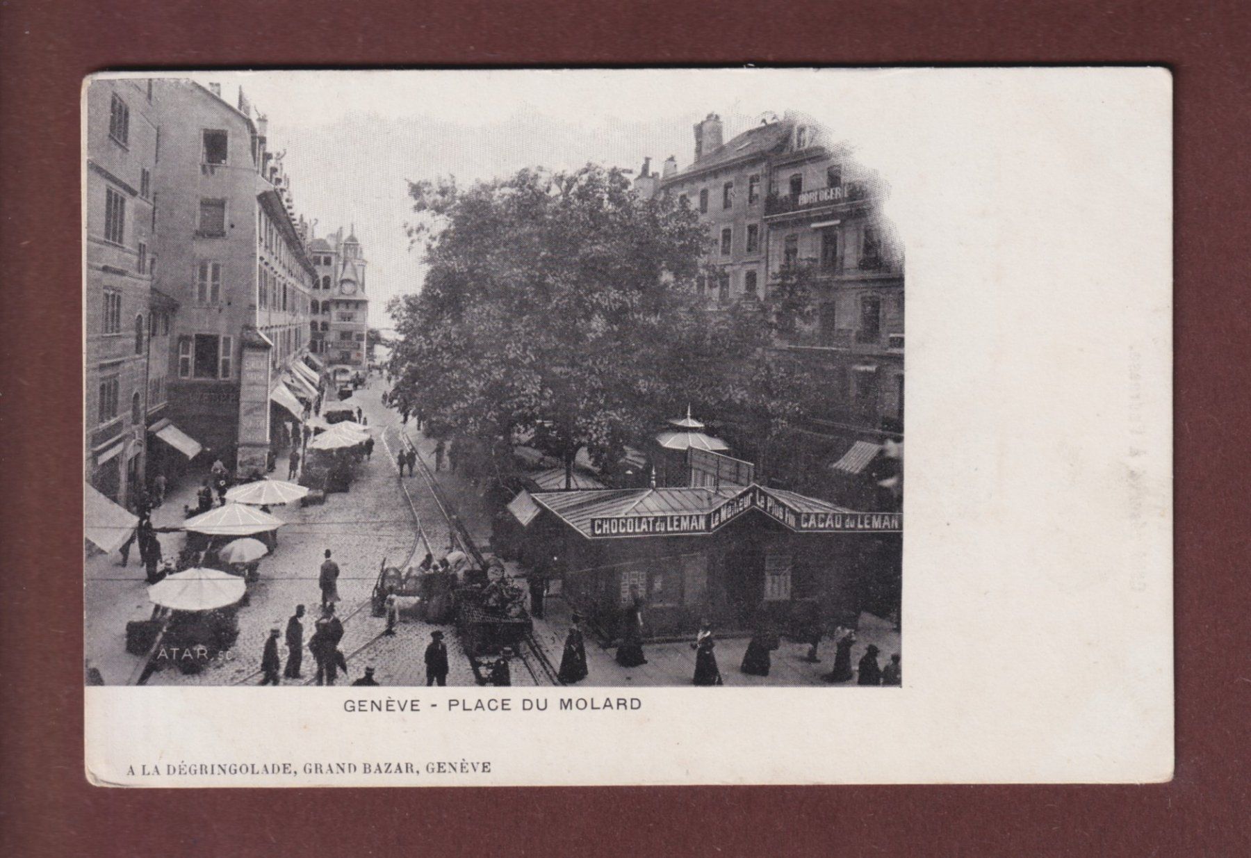 Ansichtskarten: GENEVE - Place du Molard – Gebraucht aus Pully von nicecards-shop