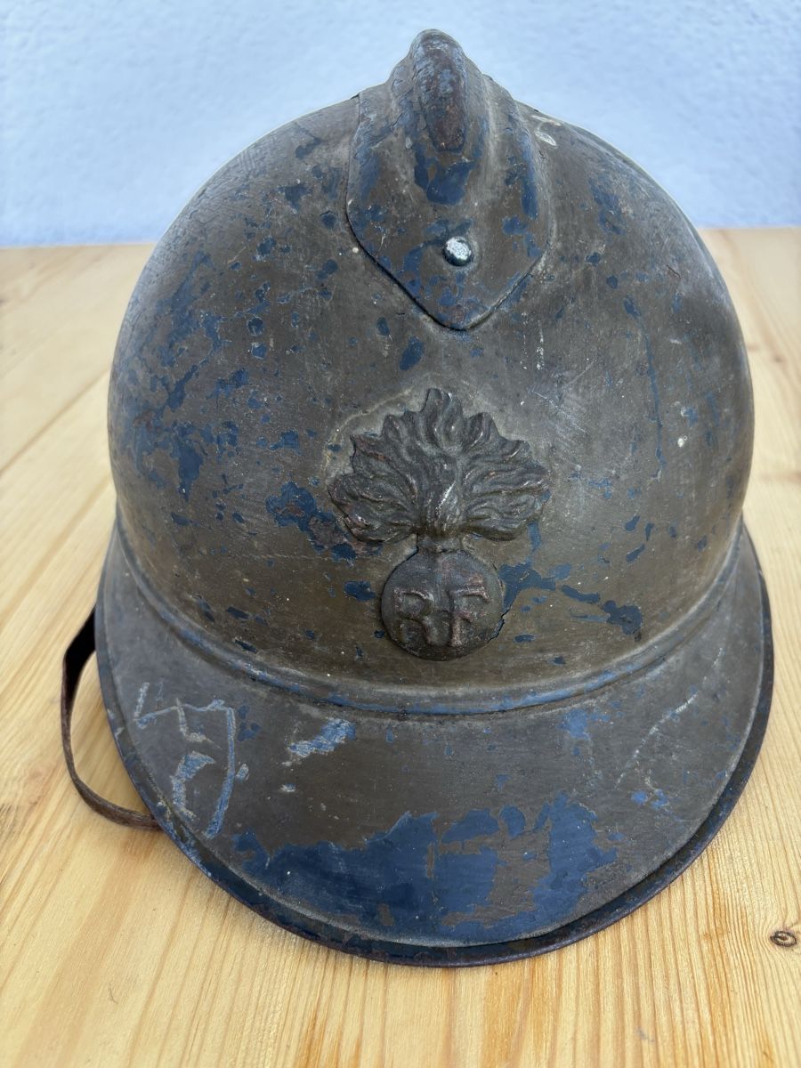 Antike Kleidung: Feuerwehrhelm Antik – Gebraucht aus Büron von Singer19