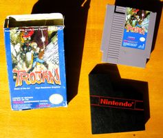 NES : Trojan, Boite et jeu