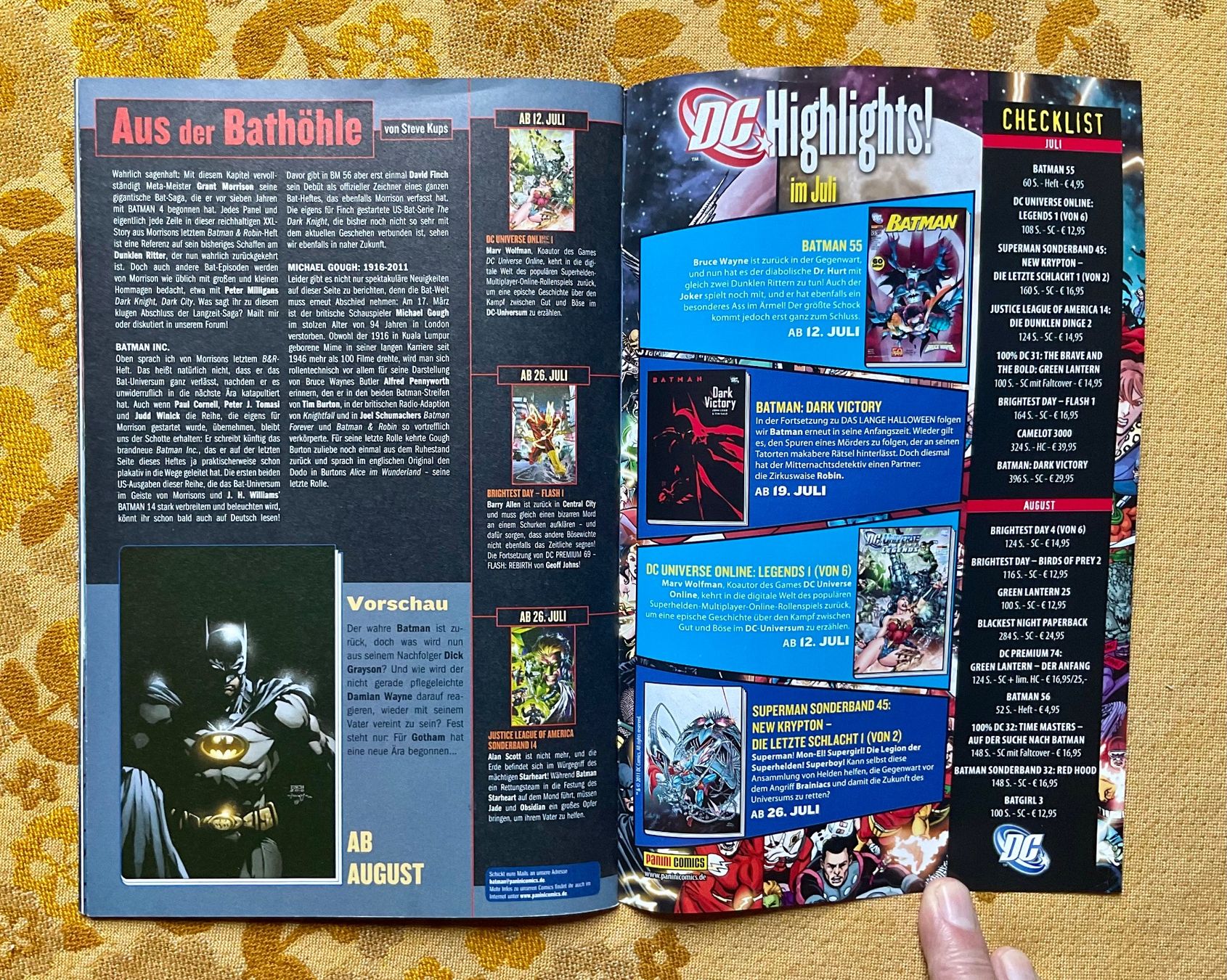 Fumetti: Batman Heft Nr 55 von 2011 – Usato da Endingen venduto da nathan05 7