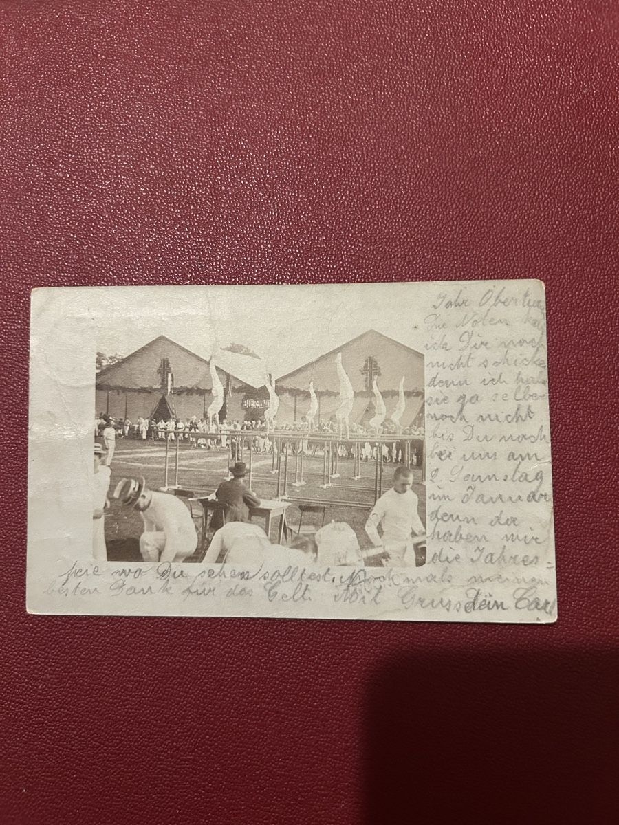 Ansichtskarten: Turnfest 1906 – Gebraucht aus Breganzona von Milesbo