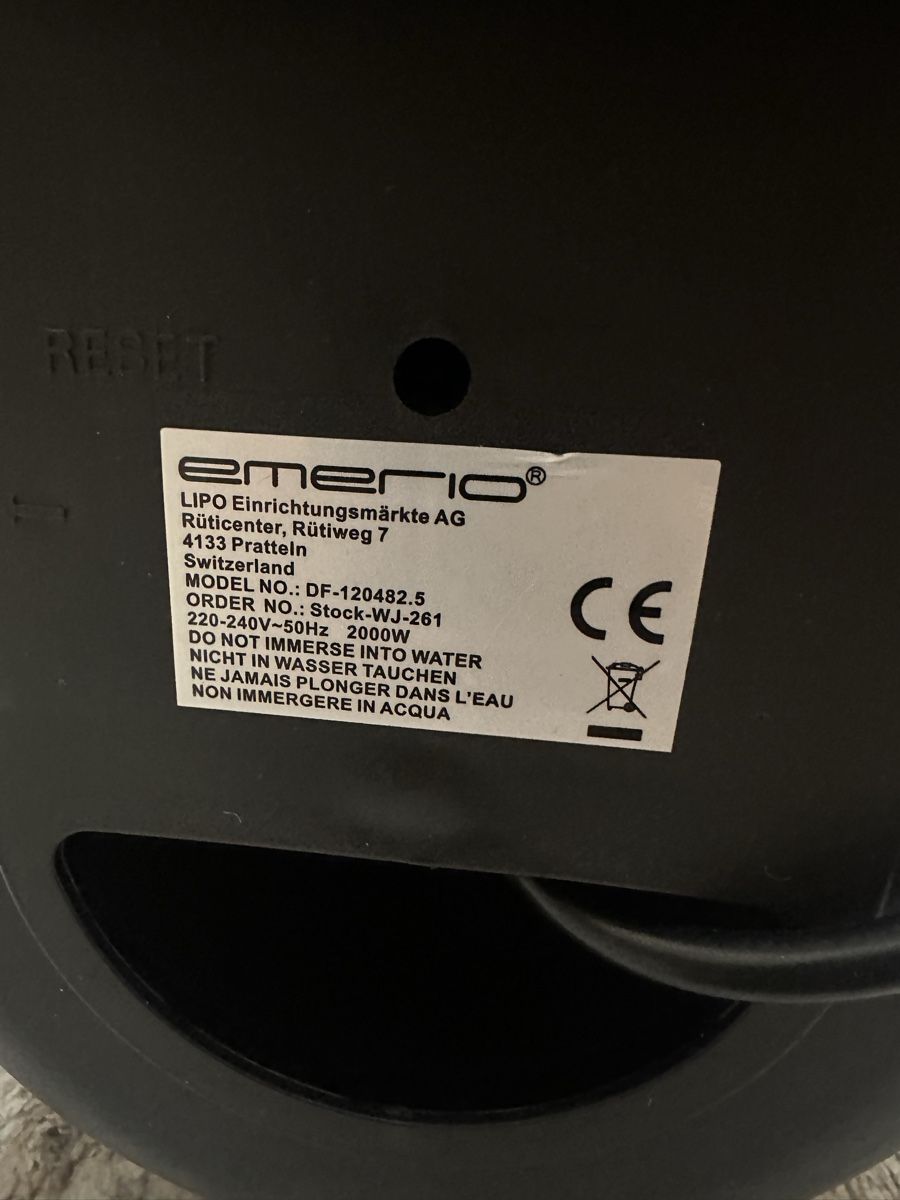 Elettrodomestici da cucina: Fritteuse Emerio DF-120482.5 2000W Edelstahl mit Korb – Nuovo (secondo la descrizione) da Zürich venduto da zah_8p5x 4