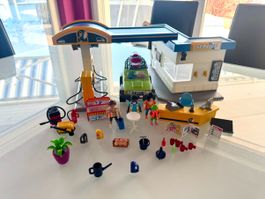 Station essence et pizzeria playmobil 
