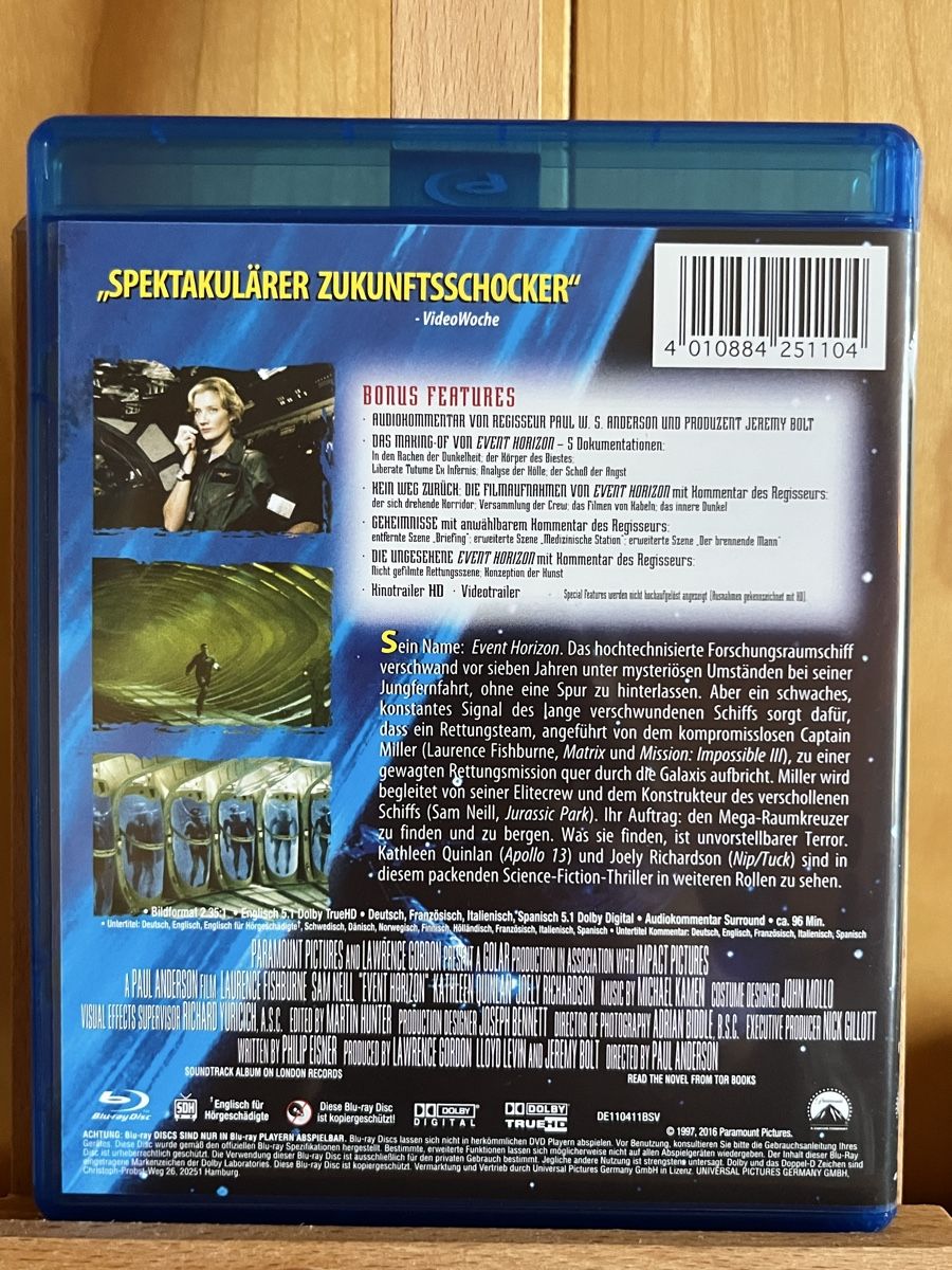Tutti i DVDs: Event Horizon - Special Collectors Edition – Nuovo (secondo la descrizione) da Inkwil venduto da RetrOhyeah_Schweiz 1