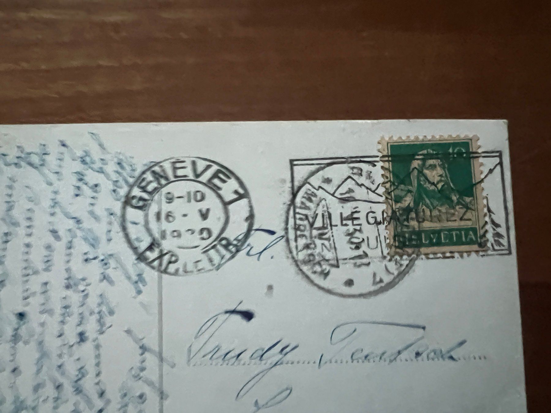 Cartoline postali: AK  1920 Geneve    (G2715) – Usato da Hinwil venduto da Sidi4 1