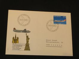 Pro - Aero 1972 25 Jahre Genève - New York Atlantikflug